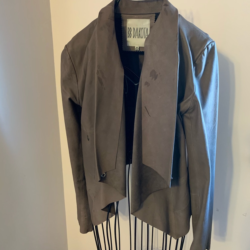 Bb Dakota Rawhide Leather Jacket - image 2